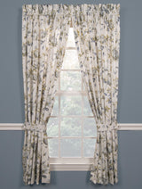 Abigail Tailored Curtain Pair with Ties