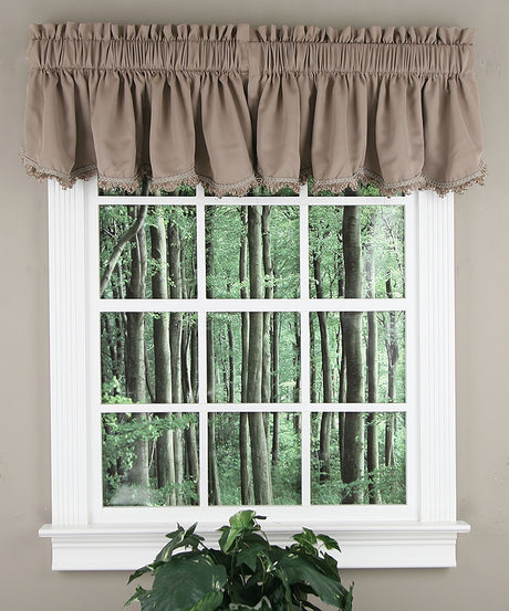 Blackstone Scalloped Valance