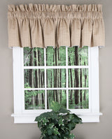 Boxwood Lined Insert Valance