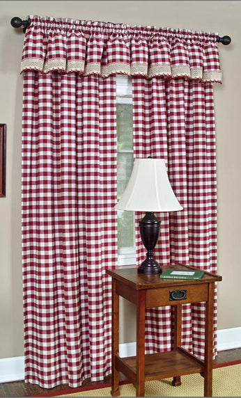 Buffalo Check Country Curtains