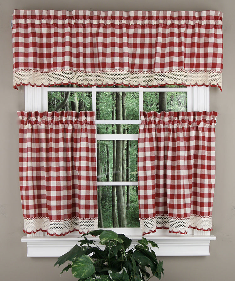 Buffalo Check Country Curtains