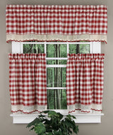 Buffalo Check Country Kitchen Valance