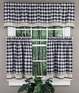 Buffalo Check Country Tie-Up Valance