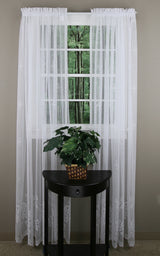 Cameo Rose Lace Curtains