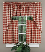 Country Check Tailored Valance