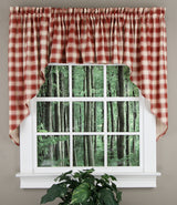 Country Check Tailored Valance