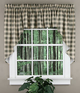 Country Check Tailored Valance