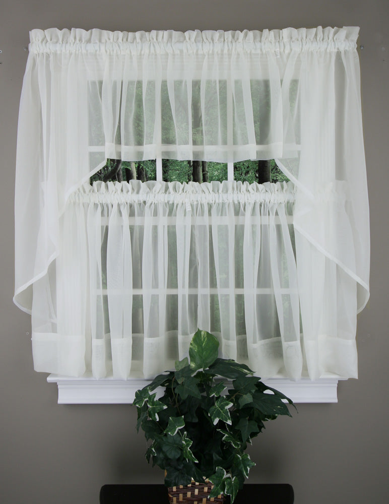 Elegance Voile Tailored Valance