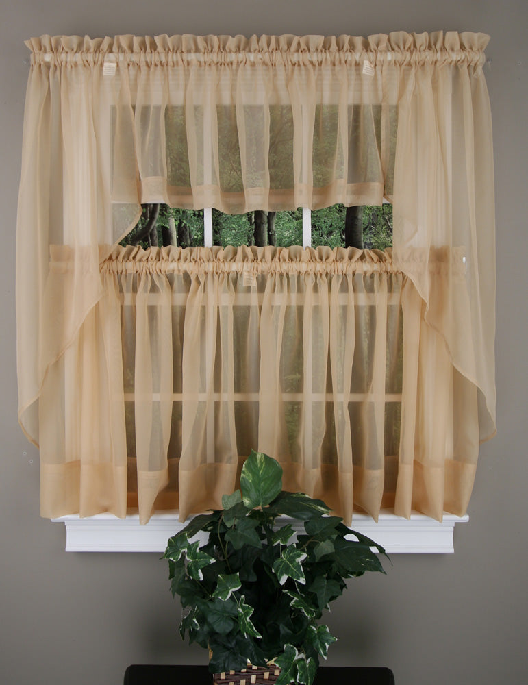 Elegance Voile Tailored Valance