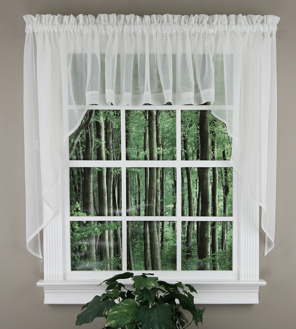 Elegance Voile Tailored Valance