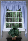 Emery 63"L Three Piece Lined Swag Curtain Set