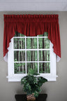 Emery 36"L Three Piece Lined Swag Curtain Set