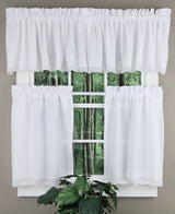 Rhapsody Lined Voile Tailored Valance