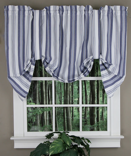 York Tailored Stripe Valance