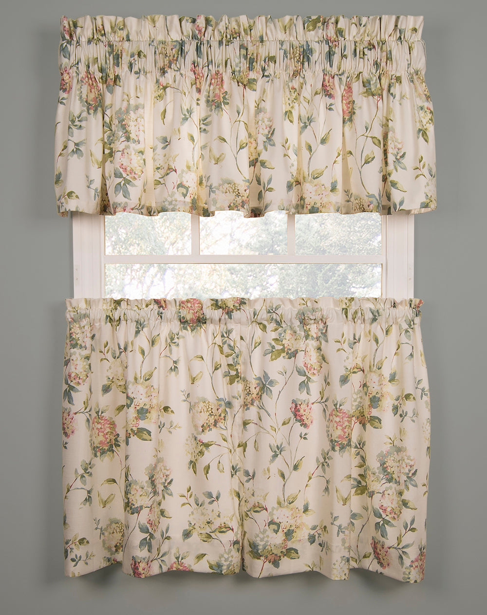 Abigail Tailored Curtain Pair with Ties