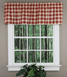 Country Check Tailored Valance