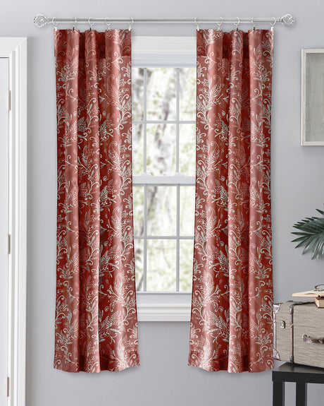 Lexington Leaf, 56"W X 84"L Curtain Panel Pair