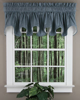 Lisa Solid Lined Scalloped Valance