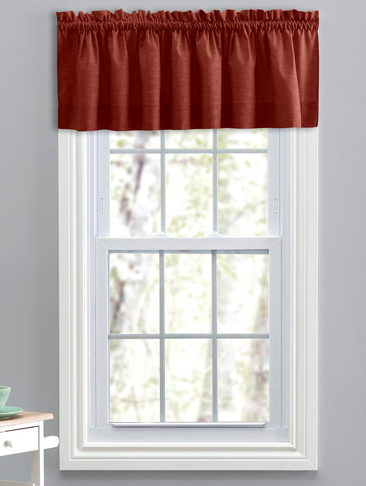 Lisa Solid Tailored Valance