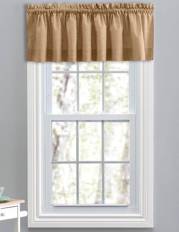 Lisa Solid Tailored Valance