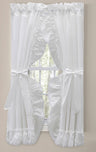 Madelyn, 100"W X 72"L Ruffled Victorian Priscilla Curtains