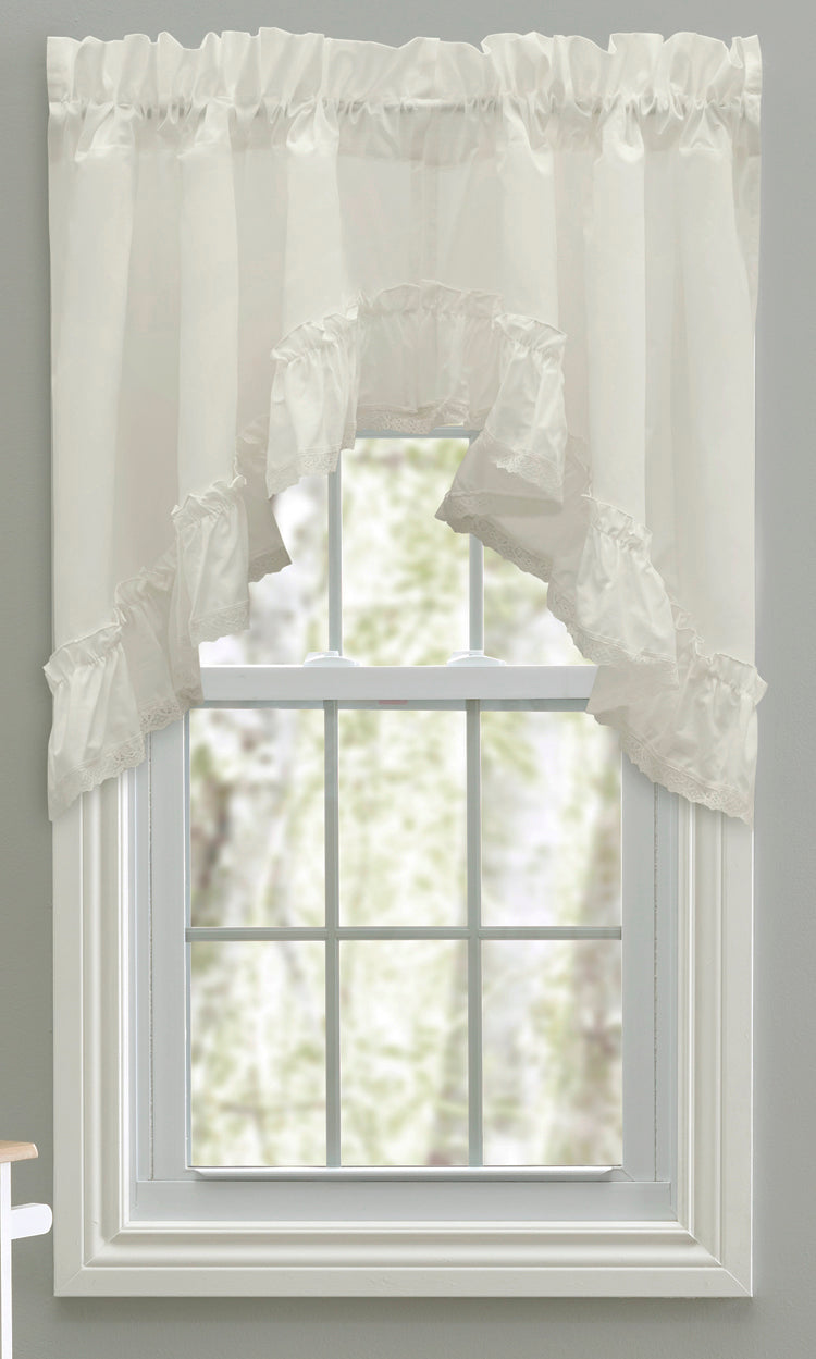 Madelyn Ruffled Victorian Valance