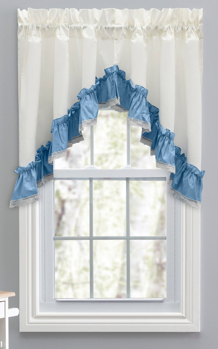 Madelyn Ruffled Victorian Valance