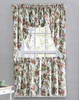 Madison Floral Lined Scalloped Valance