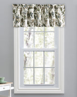 Madison Floral Lined Scalloped Valance