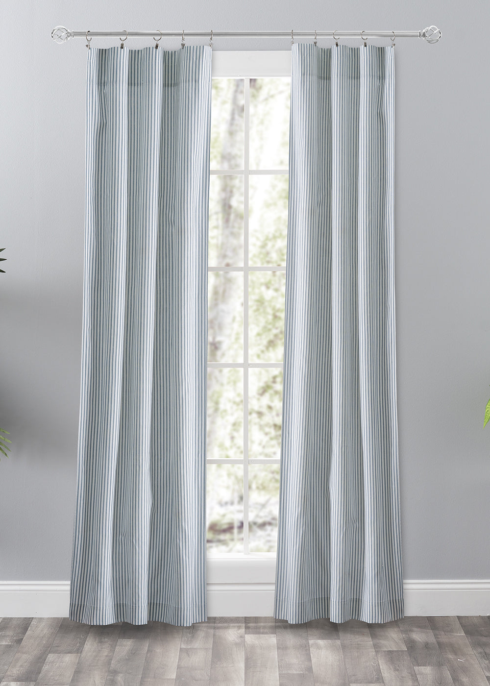 Plaza Stripe Curtain Panel Pair