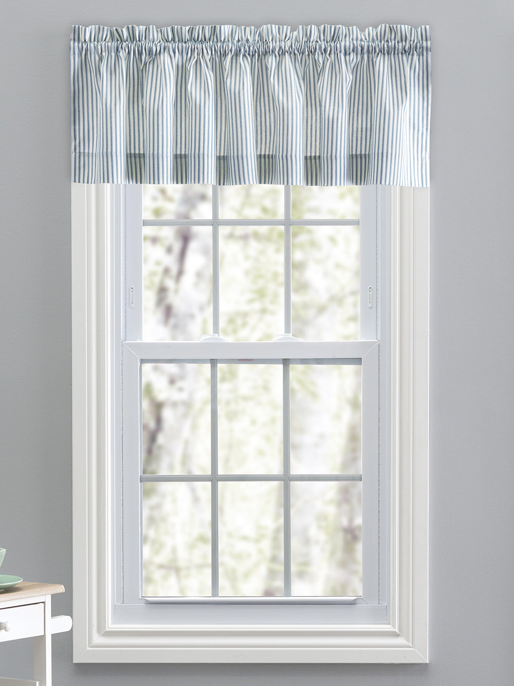 Plaza Stripe Tailored Valance