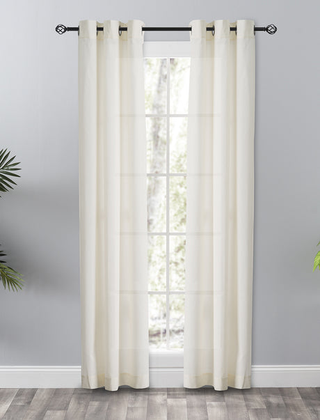 Serenity Sheer Grommet Curtain Pair