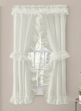 Stacey Priscilla Country Curtain Set w/Ties