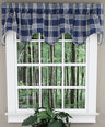 Barlett Plaid Lined Scalloped Valance