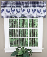 Barnyard Valance & Tier Kitchen Curtain Set