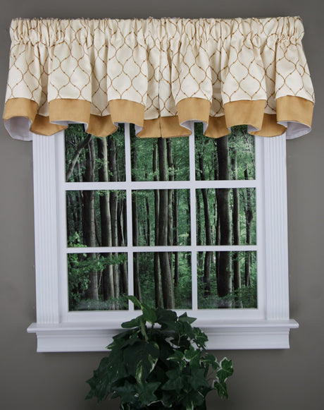 Bleeker Layered Curtain Valance