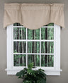 Boxwood Lined Scalloped Valance