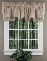 Brighton Jacquard Scalloped Valance