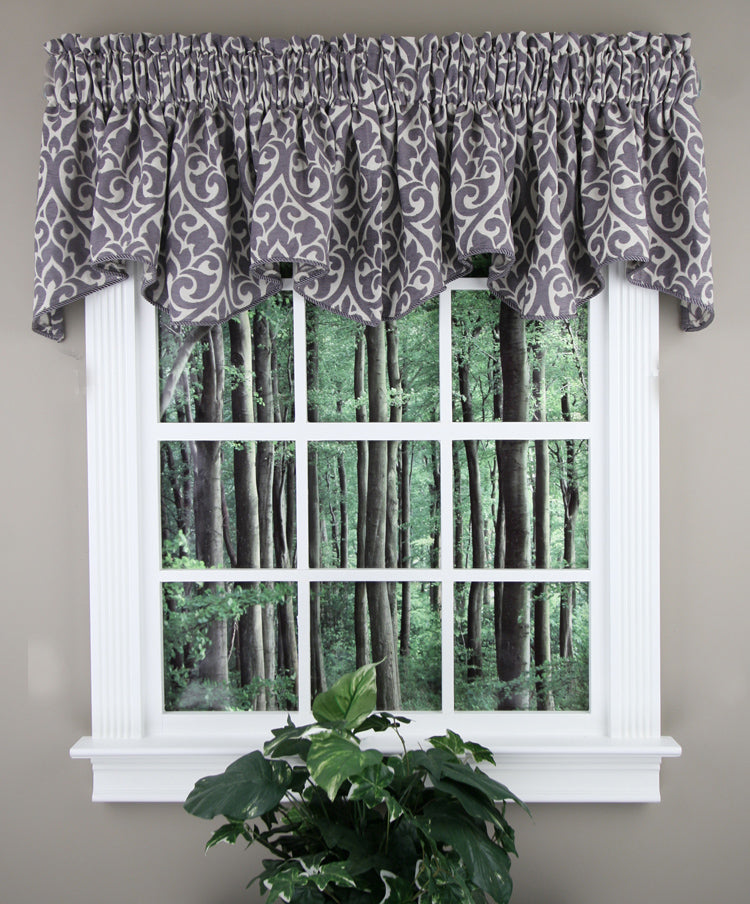 Bryce Corded Scalloped Valance - Stylemaster – Swags Galore