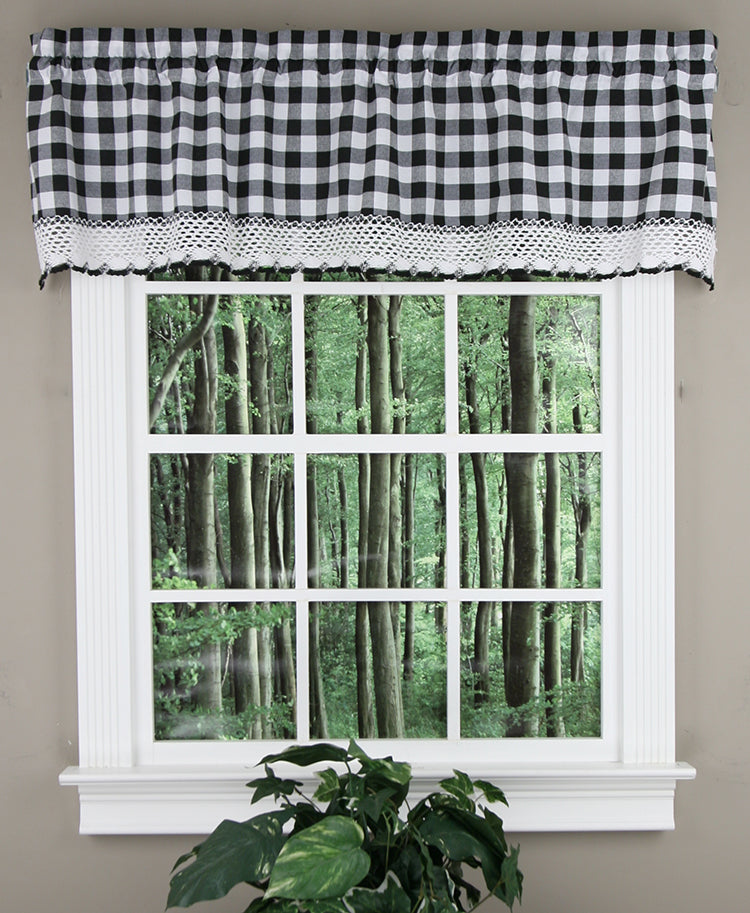 Buffalo Check Country Curtains