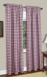 Buffalo Check Country Tie-Up Valance