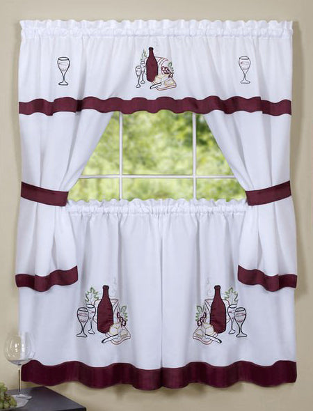 Cabernet Complete Kitchen Set with ties