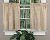 Cambridge Check Tier Curtains - Close Out