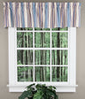 Concord Stripe Lined Tailored Valance