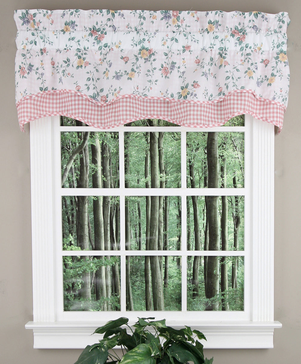 Dreams Ruffled Scalloped Valance