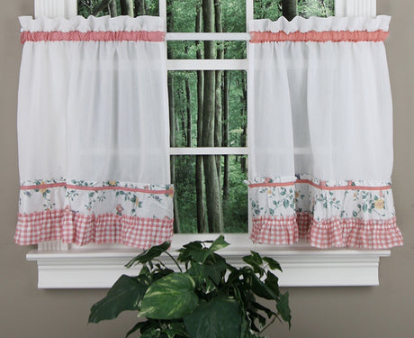 Dreams Ruffled Tier Curtains - Close Out