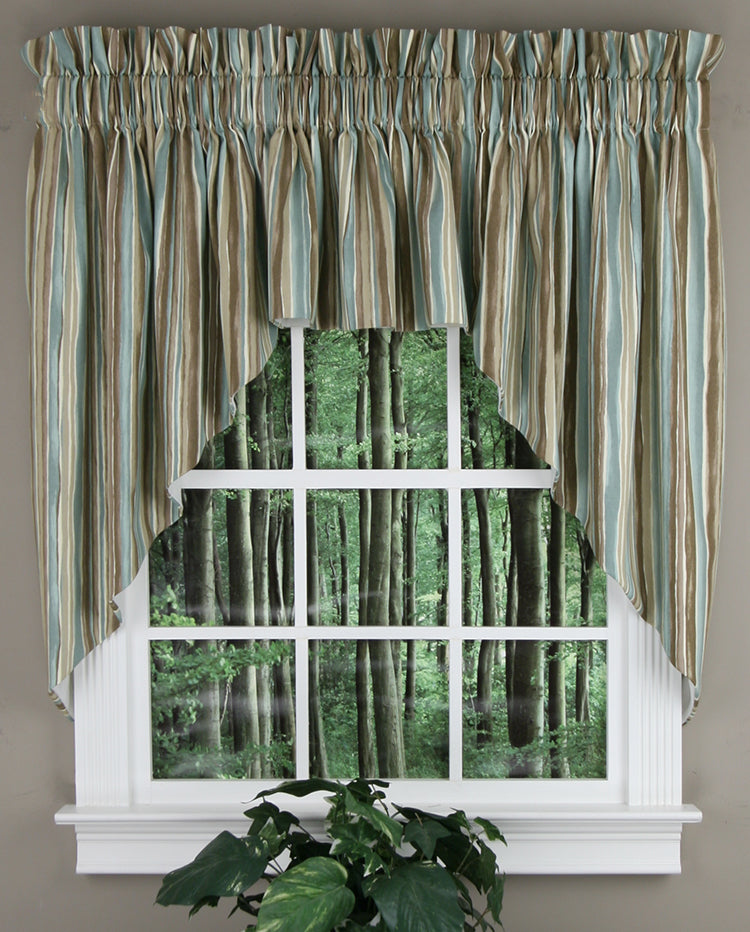 Stacey Lined Swag Curtains - Cambridge Curtains – Swags Galore