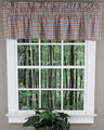 Charlestown Check Tailored Valance