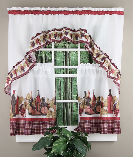 Chardonnay Complete Kitchen Curtain Set