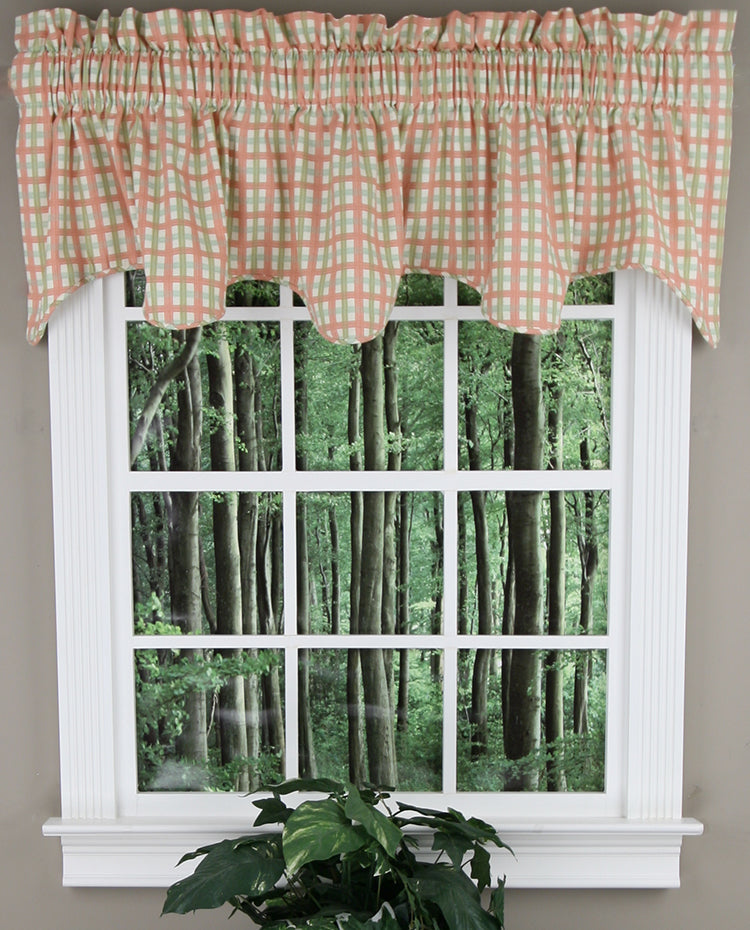 Charlestown Check Wave Valance